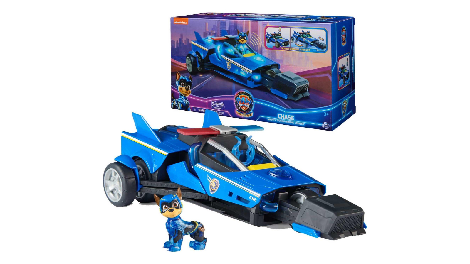 Paw Patrol The Mighty Movie - Chase Mighty Transforming Cruiser