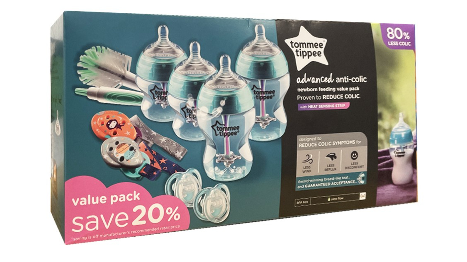 Tommee Tippee Advanced Anti Colic Newborn Feeding Value Pack