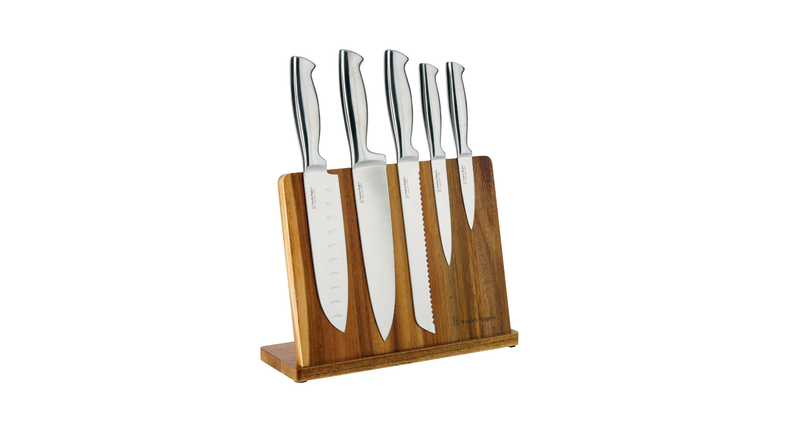 Stanley Rogers Magnetic 6 Piece Knife Block Set