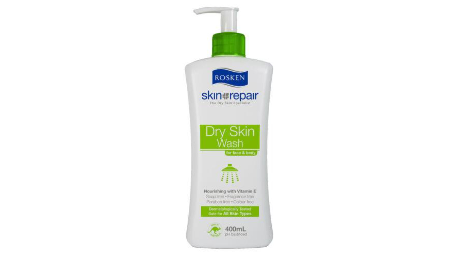 Rosken Dry Skin Wash 400ml