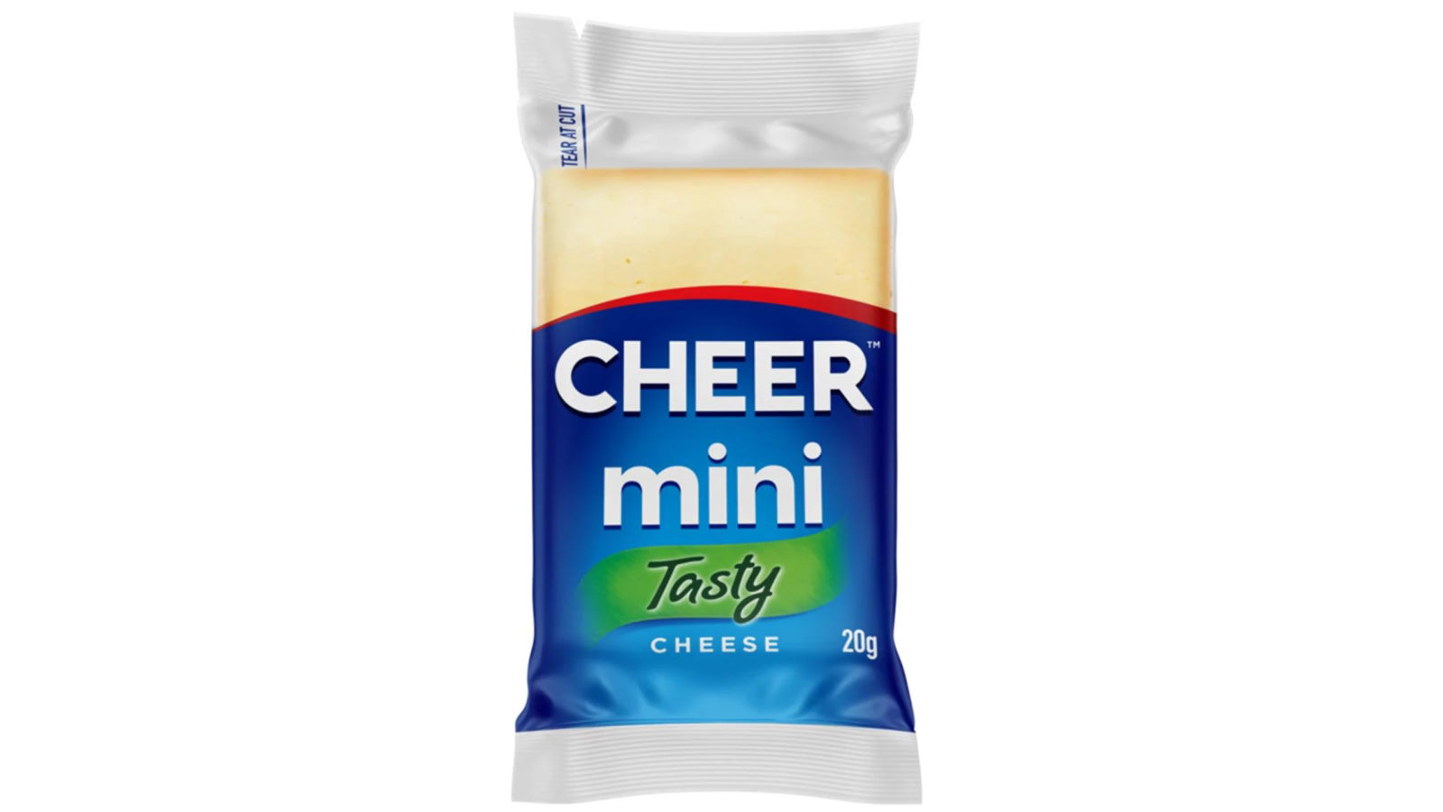Cheer Tasty Cheddar Cheese Portions 20g 100 Pack Carton Bulk Box