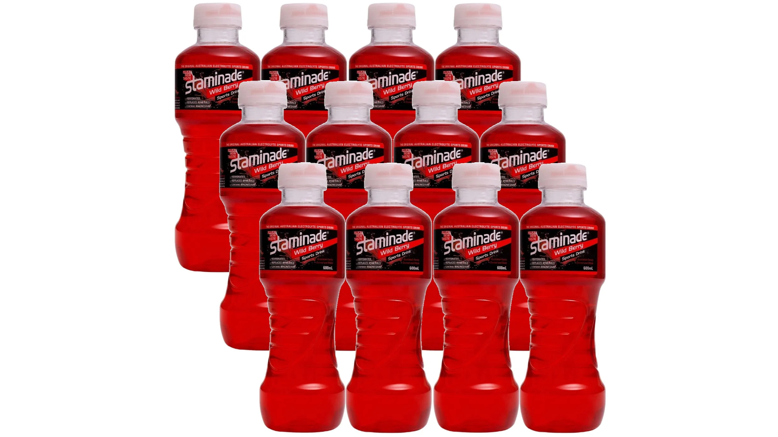 Staminade New Berry Sports Drink 600ml x 12