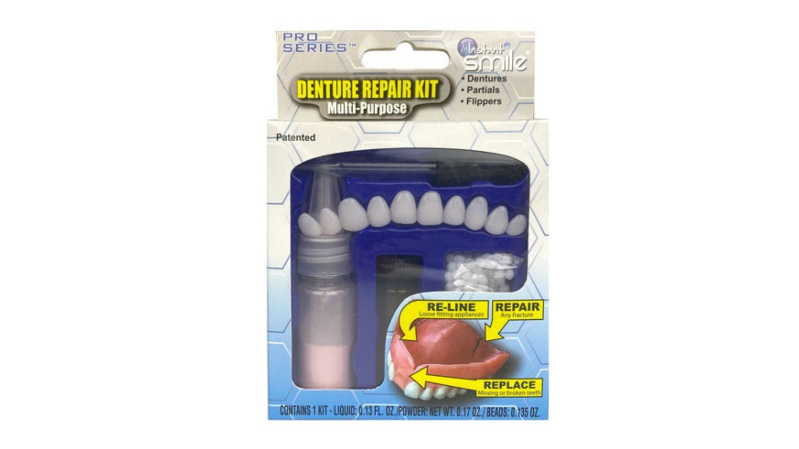 Instant Smile Multi Purpose Denture Repair Kit