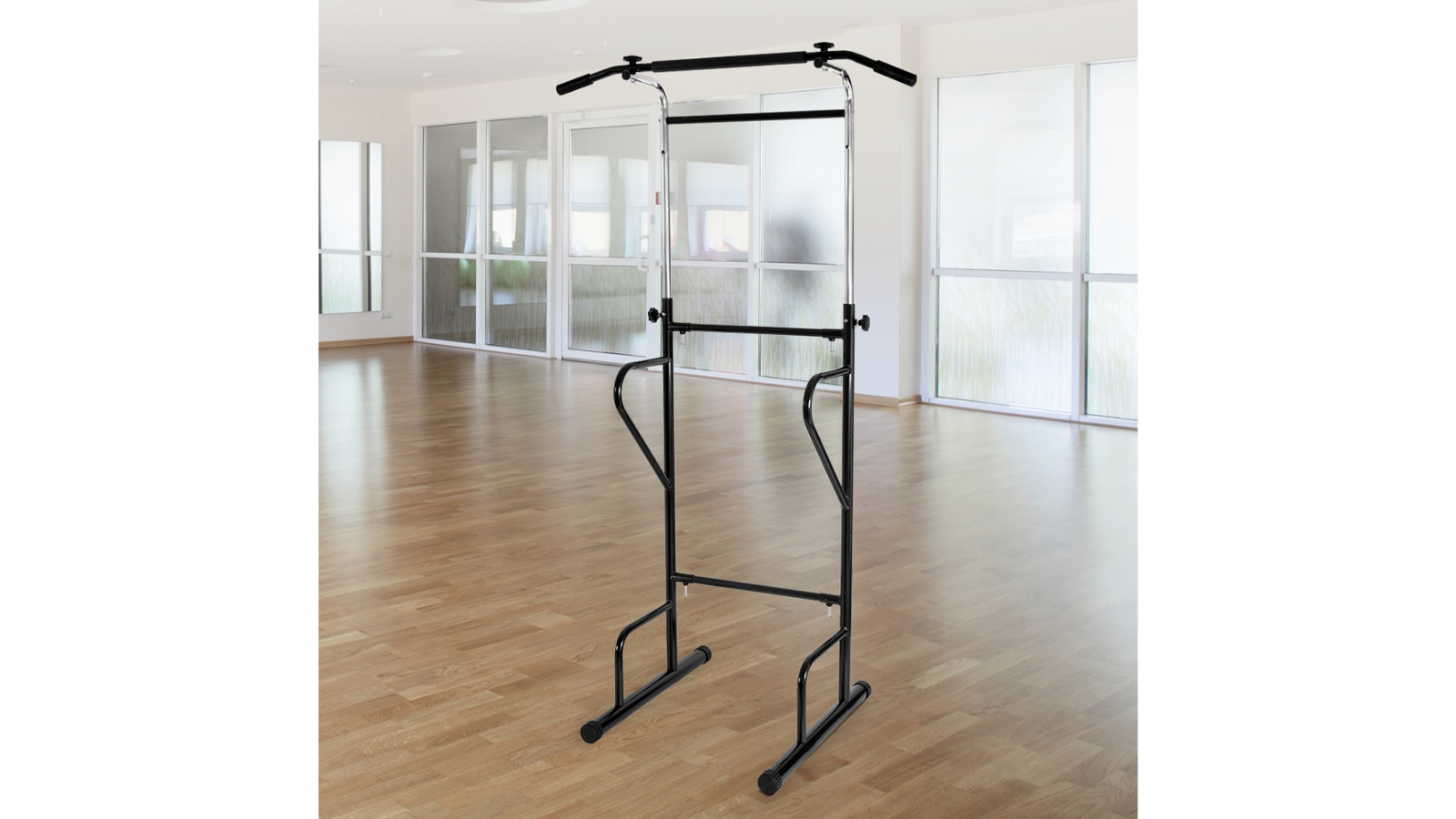 Adjustable Power Tower Dip Bar Pull Up Stand Fitness Station