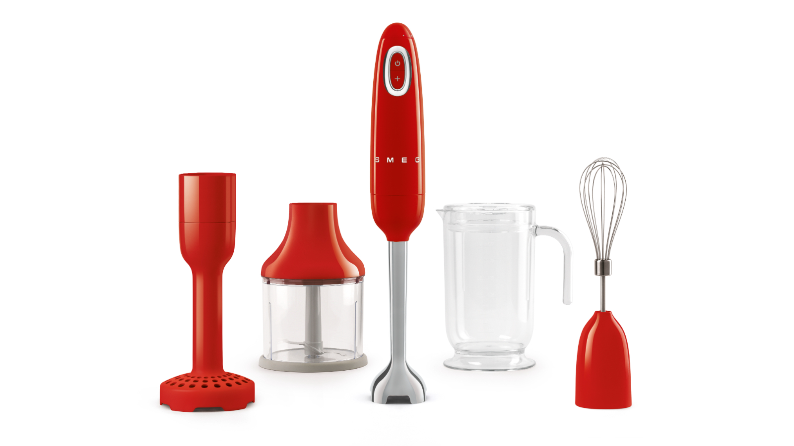 Smeg 700W Hand Blender - Red HBF22RDAU