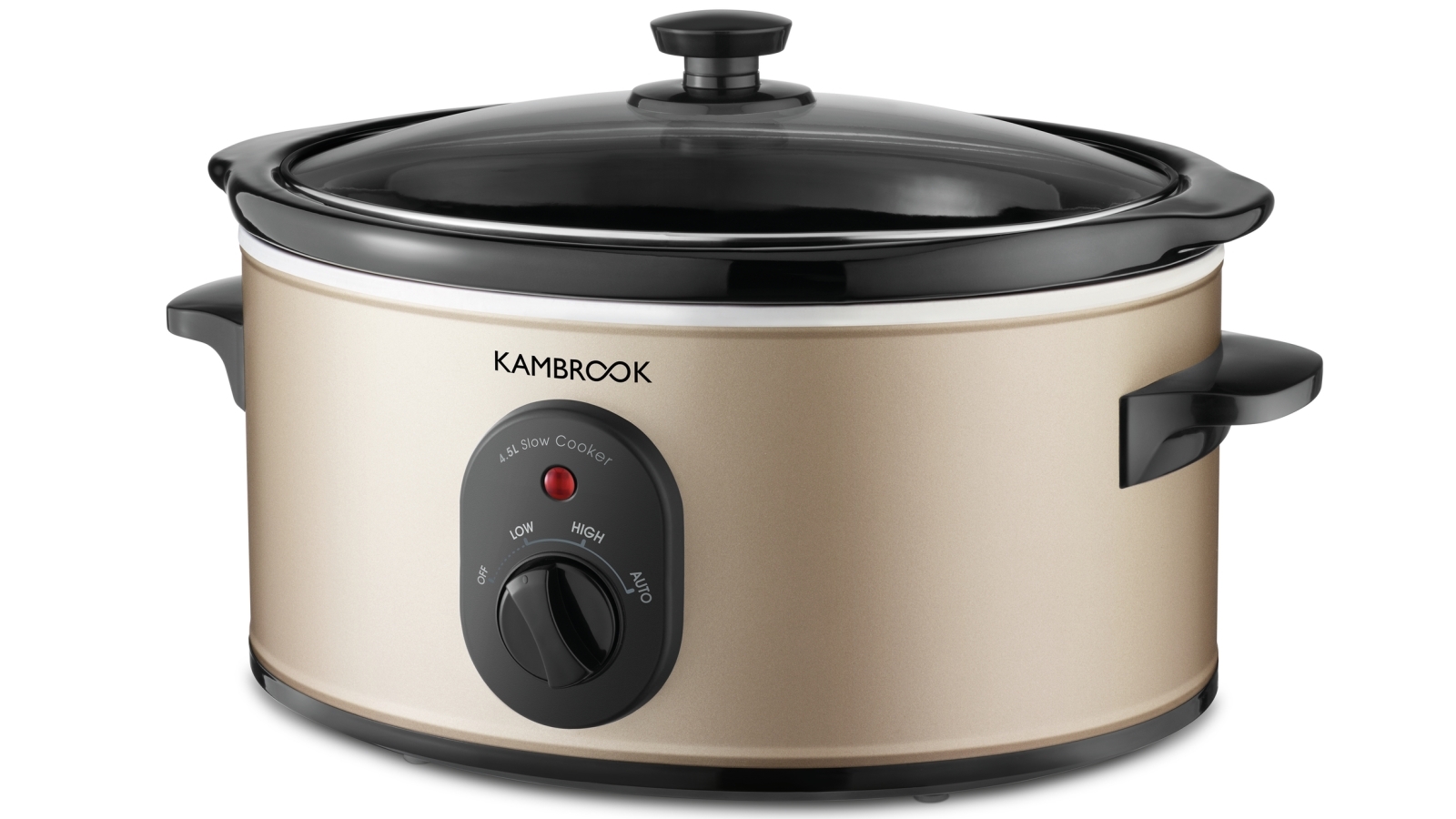 Kambrook - 4.5 Litre Slow Cooker - Champagne