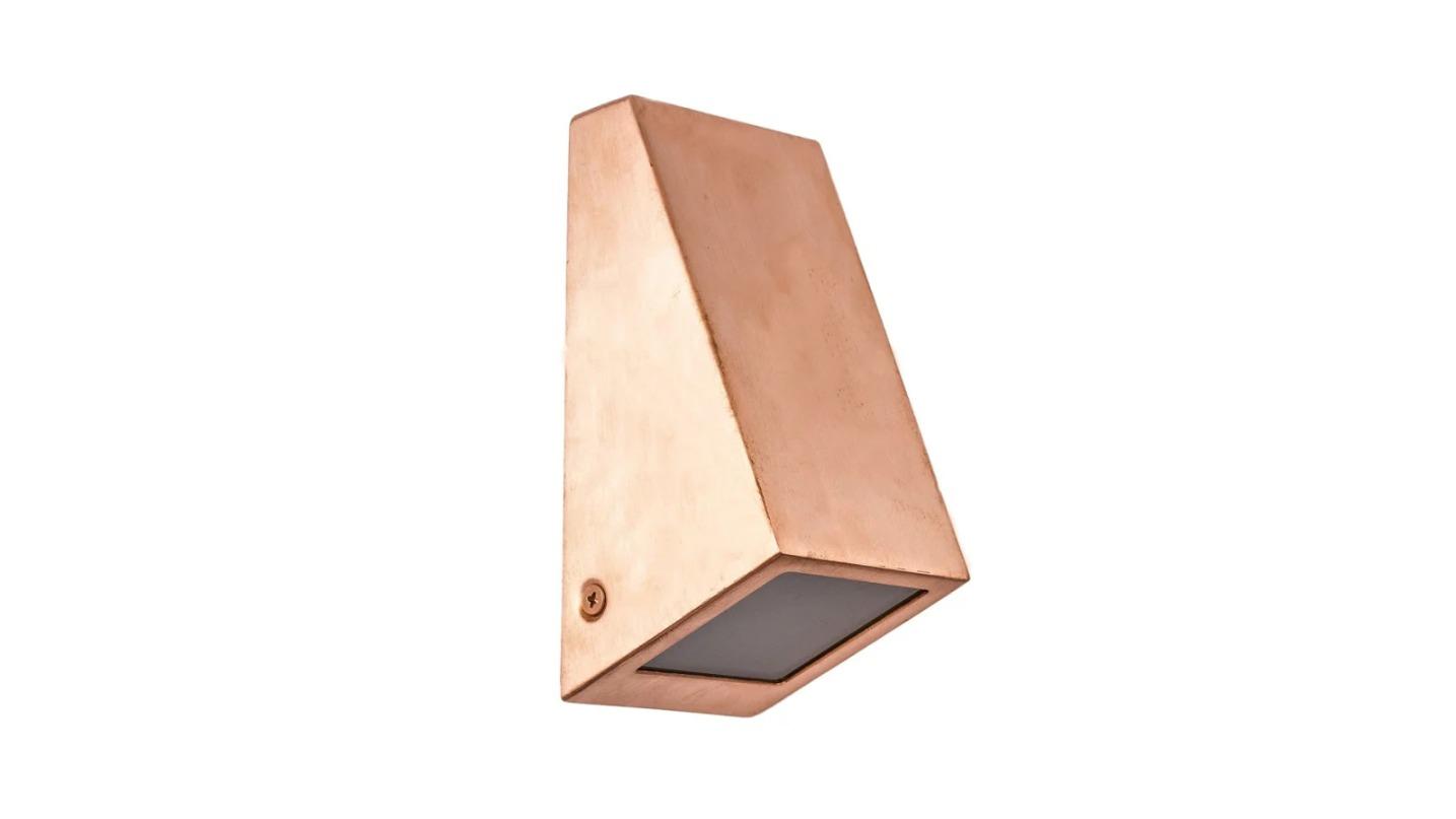 Wall Light GU10 Wedge Copper IP44