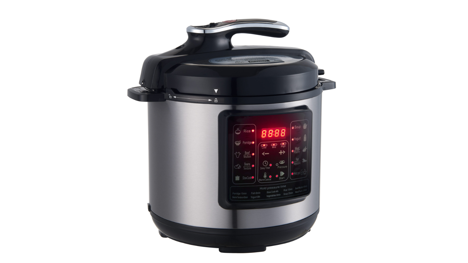 Healthy Choice 6L Non-stick Electric Pressure Cooker w/ Pressure Gauge
