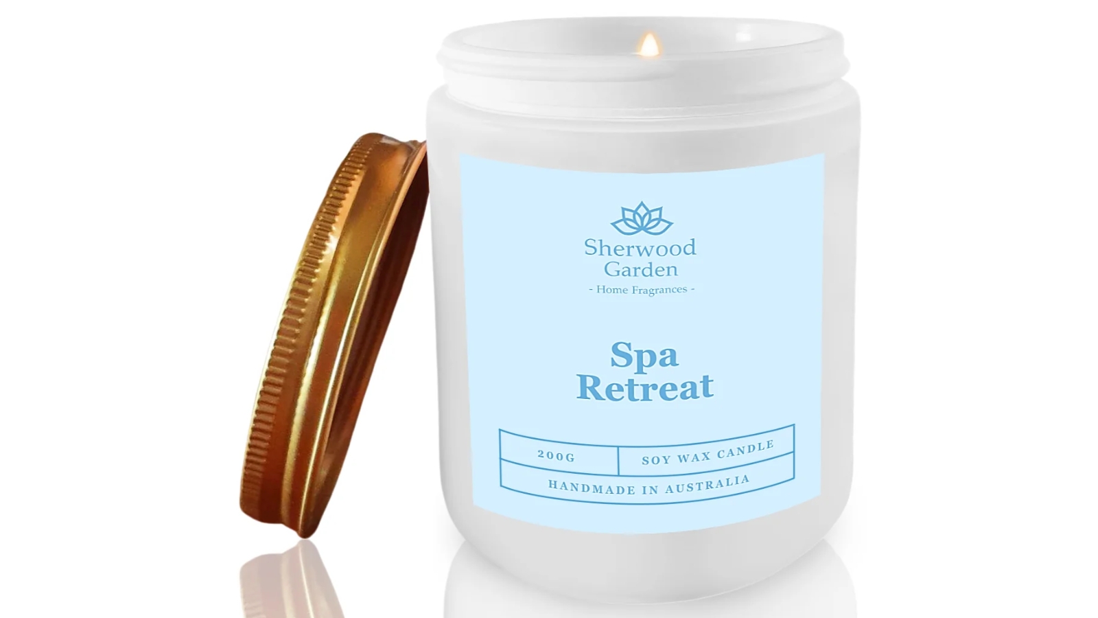 Sherwood Garden Home Fragrances Spa Retreat Soy Candle - 200g