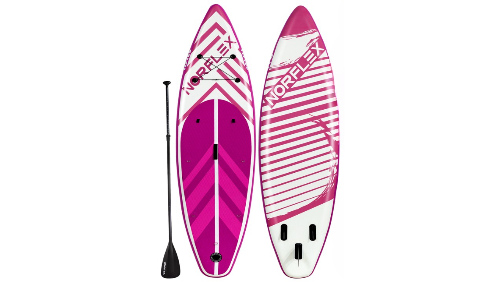 NORFLX Stand Up Paddle Board Inflatable Sup 10’6” Surfboard Paddleboard Kayak Pink with 7 Bonus Accessories