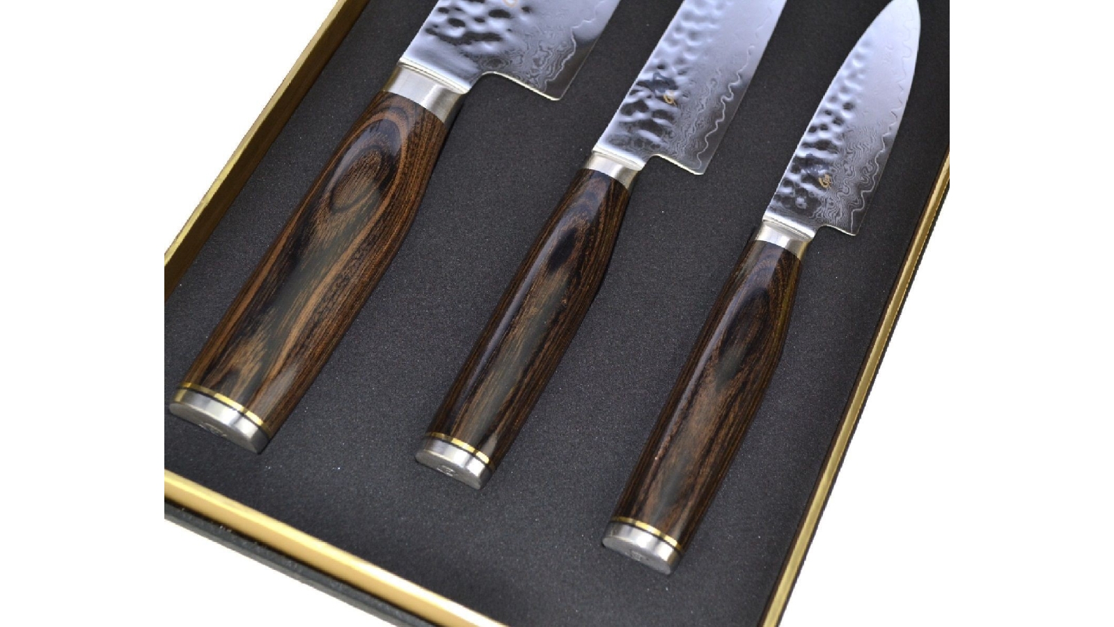 Shun Premier 3 Piece Knife Set Santoku