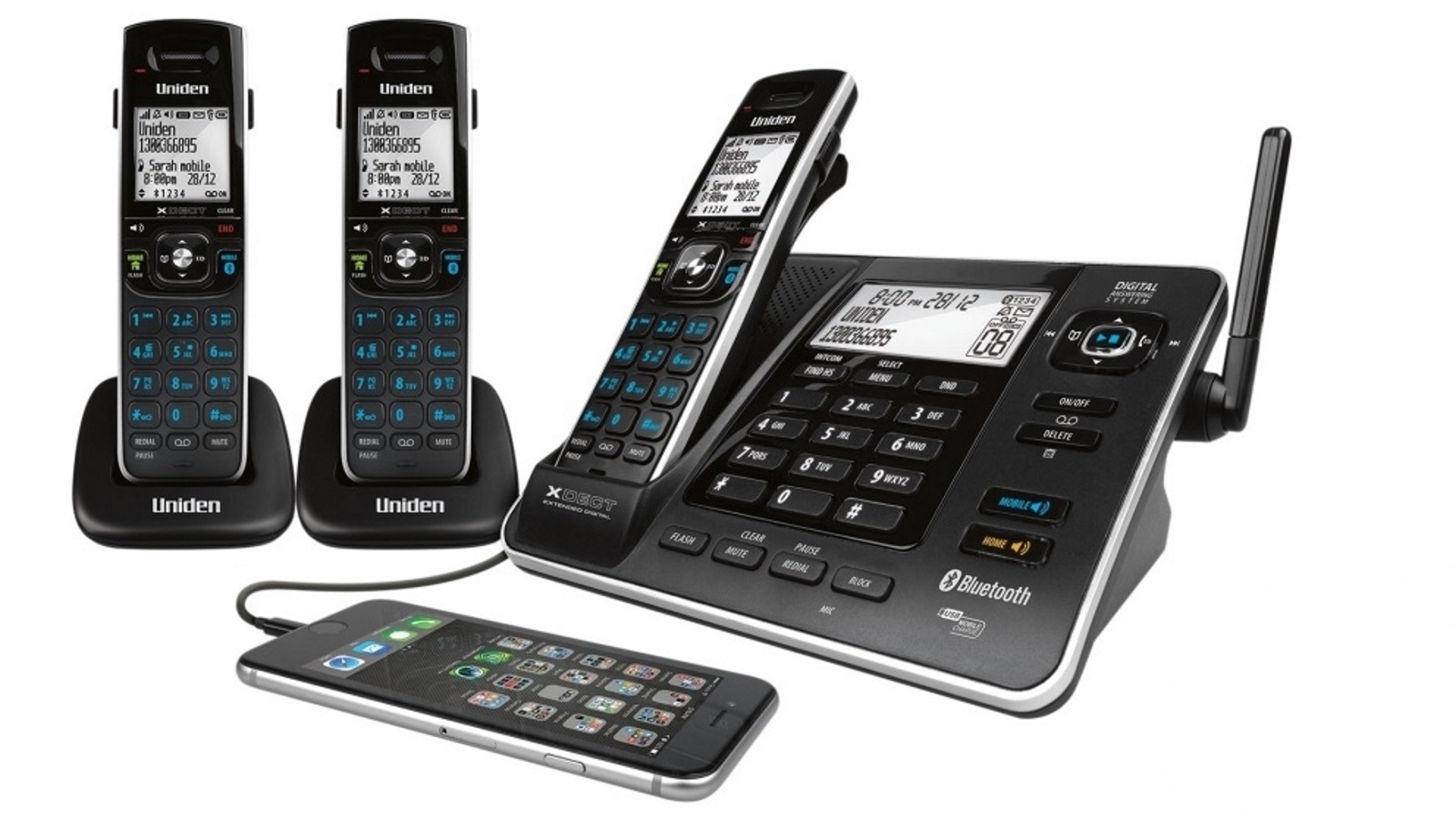 Uniden XDECT Cordless Phone System - XDECT8355+2