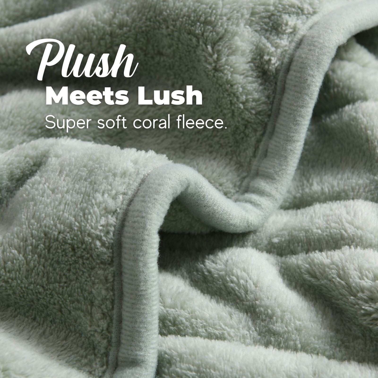 Dreamaker Faux Fur Heated Throw -Stone White