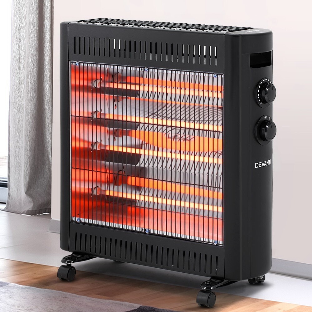 Devanti 2200W Infrared Radiant Heater Portable Electric Convection