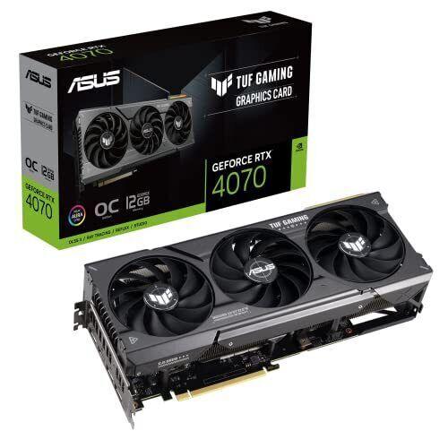 Asus TUF GeForce RTX 4070 12GB OC Edition Graphics Card [TUF-RTX4070-O12G-GAMING]