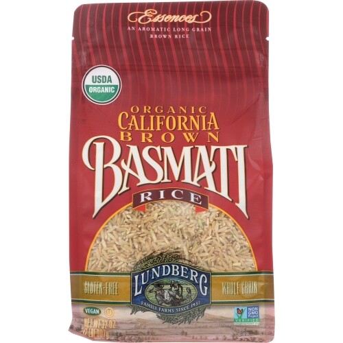 Lundberg Organic California Brown Basmati Rice 32 oz.