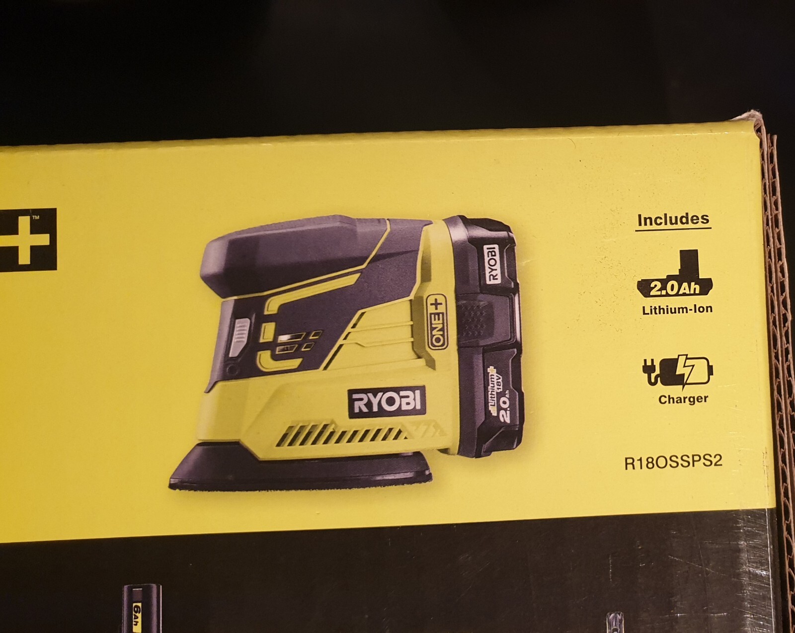 Ryobi One+ 18V Palm Sander Kit