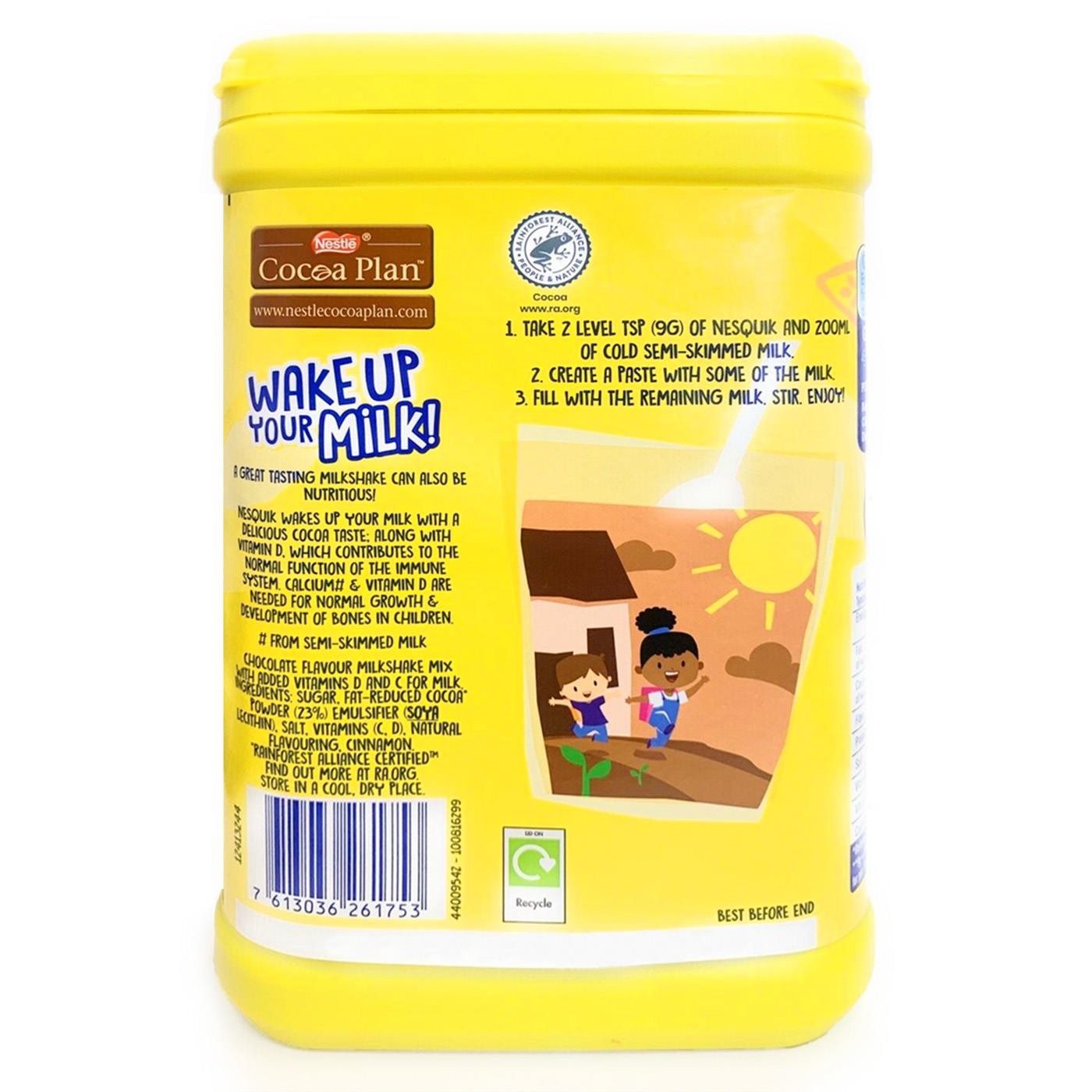 Nestle Nesquik Chocolate Drink Powder Vitamins Just Add Milk Cocoa Nesquick 1Kg