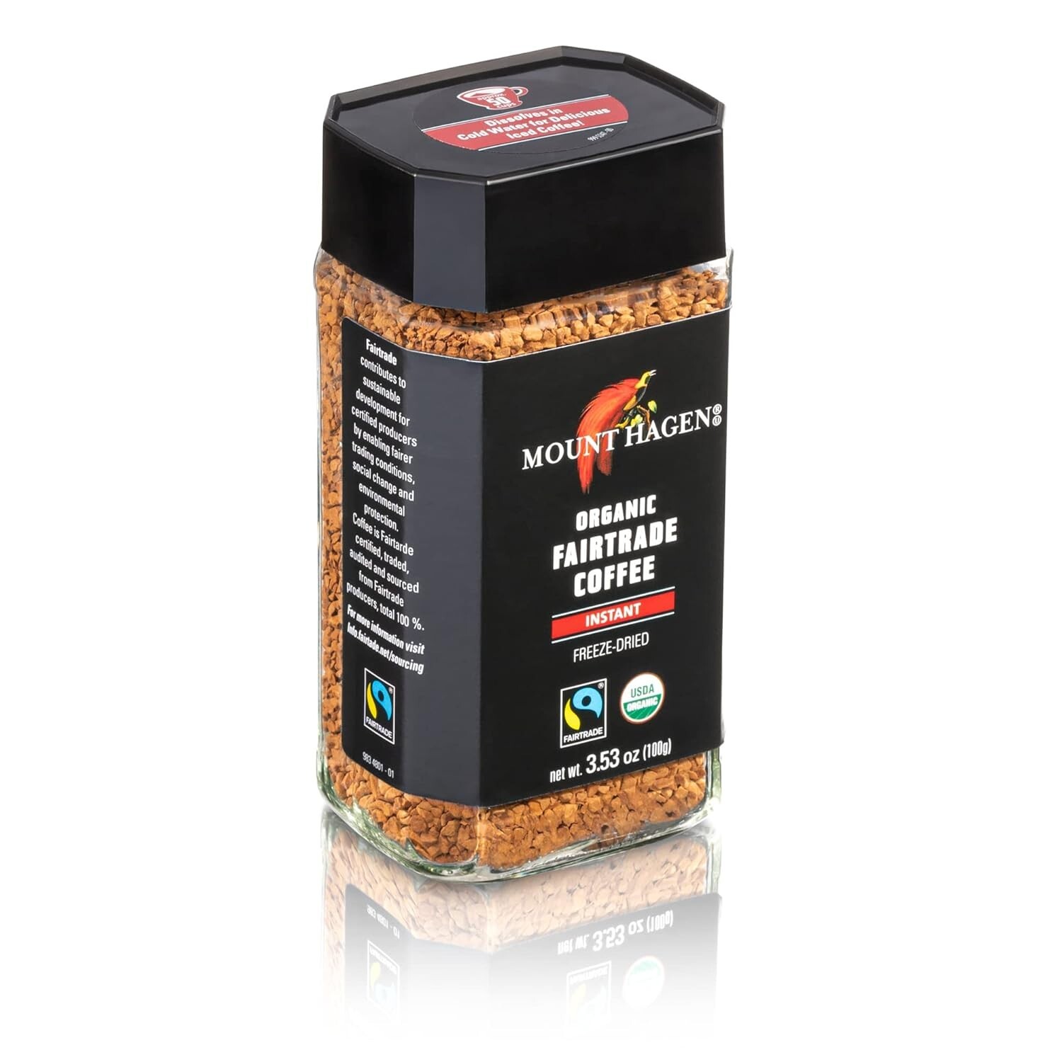 Mount Hagen Organic Fairtrade Coffee Instant 3.53 oz (100 g)