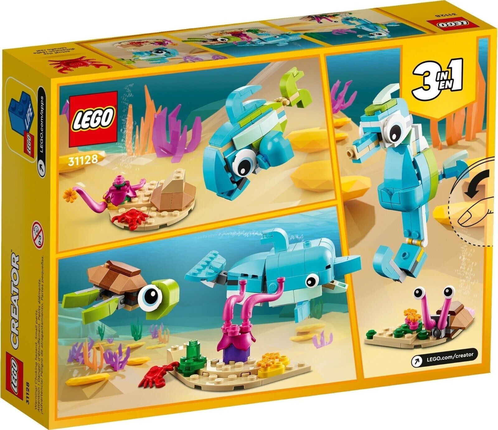 LEGO Creator Dolphin and Turtle 31128