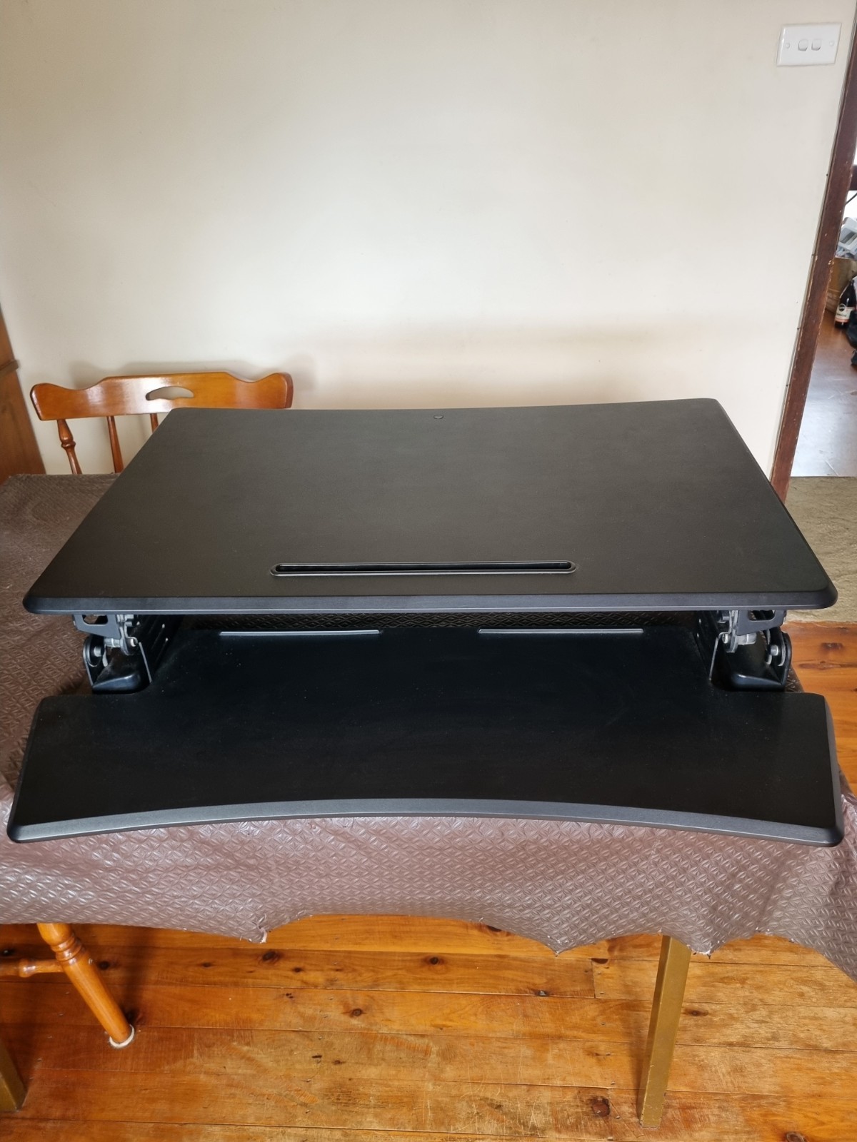 J.Burrows Matrix Sit Stand Desk Large Black