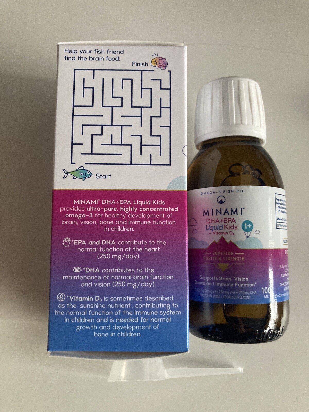Minami DHA+EPA Liquid Kids + Vitamin D3 - 100ml