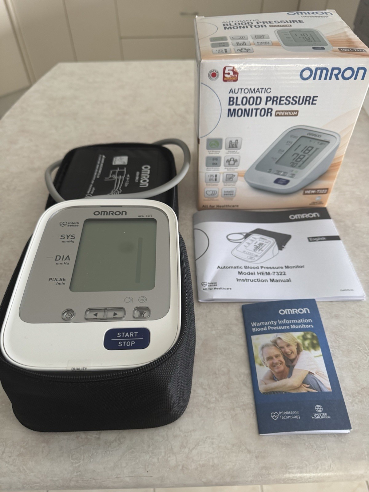 Omron Blood Pressure Monitor Premium HEM-7322
