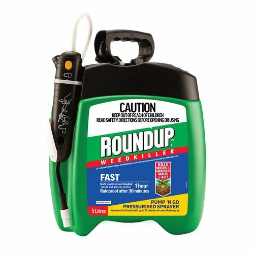 Roundup 5L Fast Ready To Use Pump N Go Weedkiller