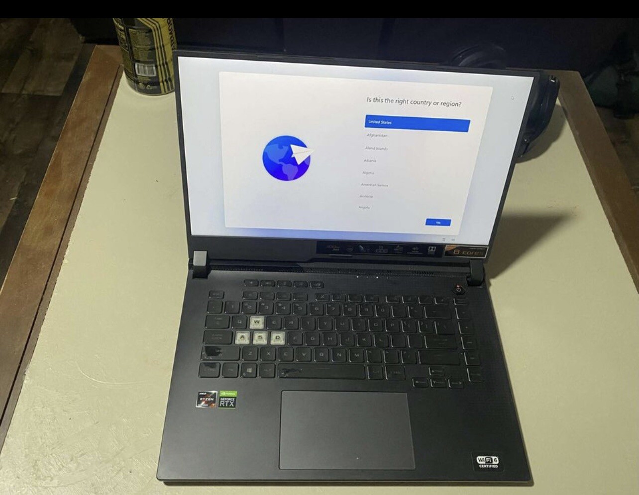 Asus ROG Strix G15 (2021) Gaming Laptop, 15.6â€ 144Hz IPS Type FHD Display, Nvidia GeForce RTX 3050, AMD Ryzen 7 4800h, 8GB Ddr4, 512gb PCIe NVMe