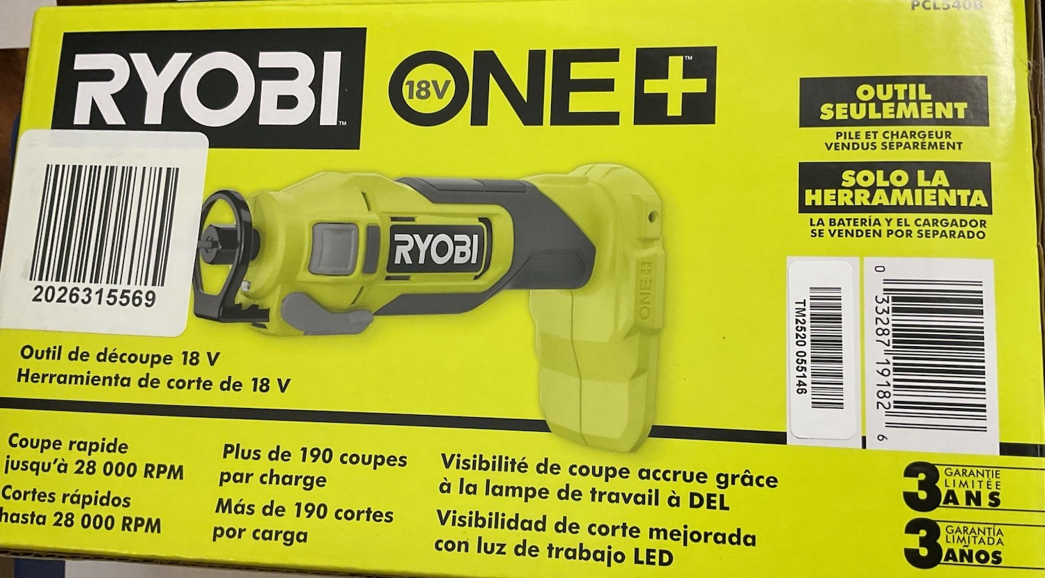 Ryobi 18 V Volt One+ Cut-Out Tool Cordless Tool Only