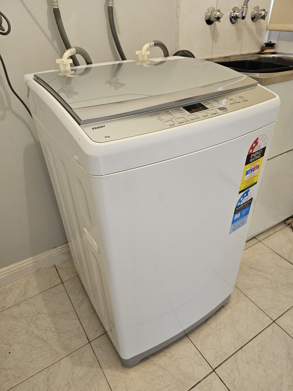 Haier HWT70AW1 7kg Top Load Washer