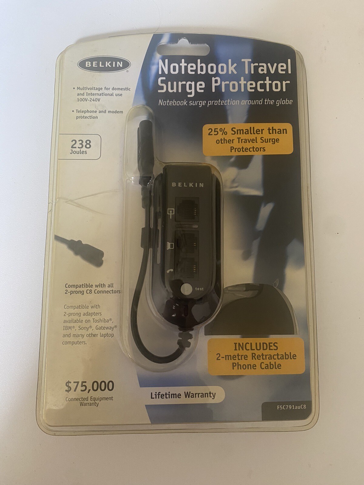 Belkin Notebook Travel Surge Protector - C6