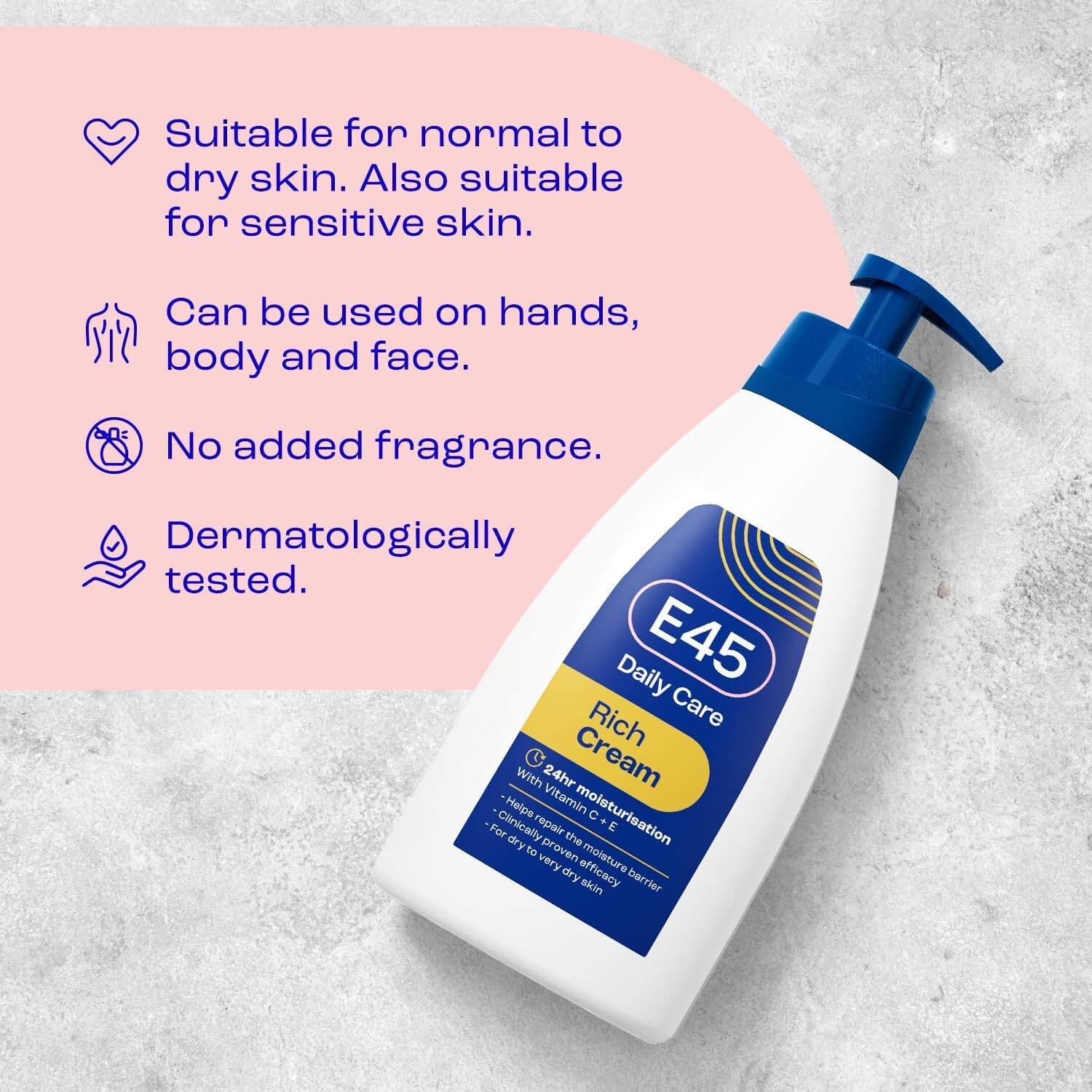 E45 Rich Cream, 400 ml