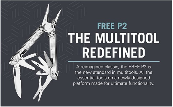 Leatherman Free P2 Multi-Tool with Nylon Sheath