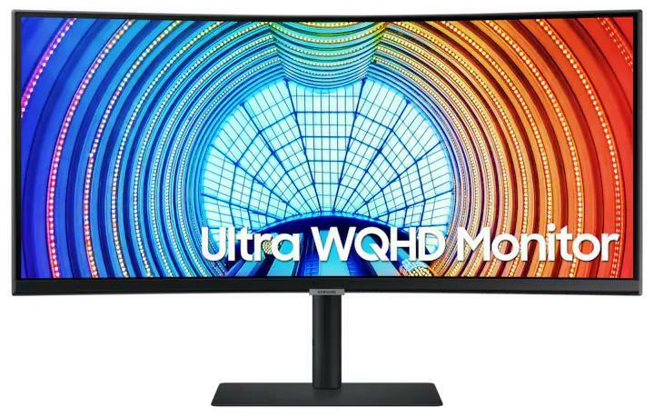 Samsung 34" ViewFinity S65UC Ultra-WQHD 100Hz AMD FreeSync HDR10 Curved Monitor with USB-C and Speakers in Black(LS34C650UANXGO)
