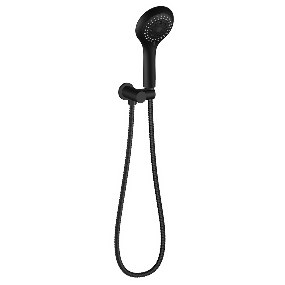 Mondella WELS 3 Star 9L/min Matte Black Resonance 5 Function Hand Shower