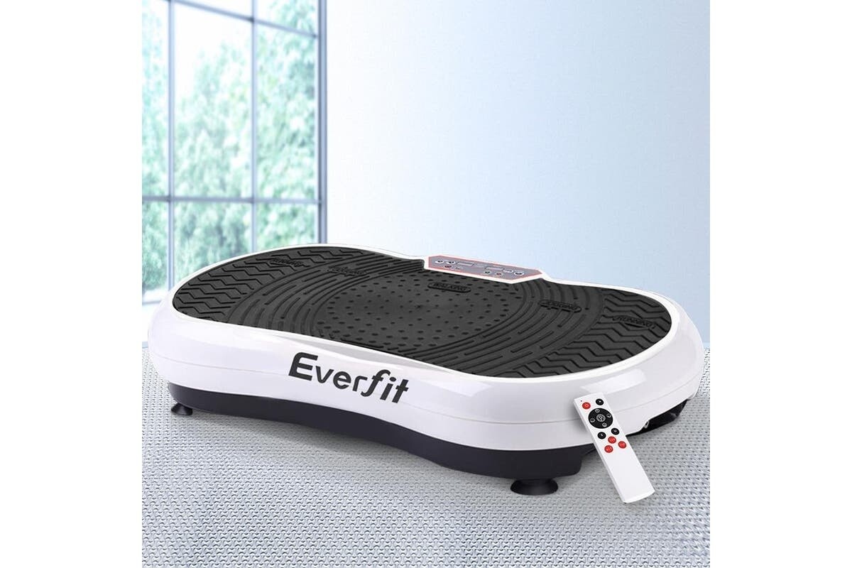Everfit Vibration Machine Plate Platform Body Shaper - White