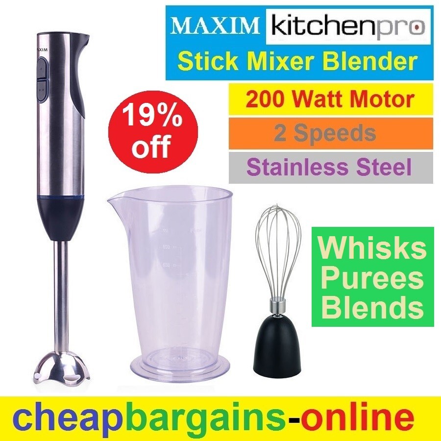 Maxim Kitchenpro 200W Stick Blender - MSB200