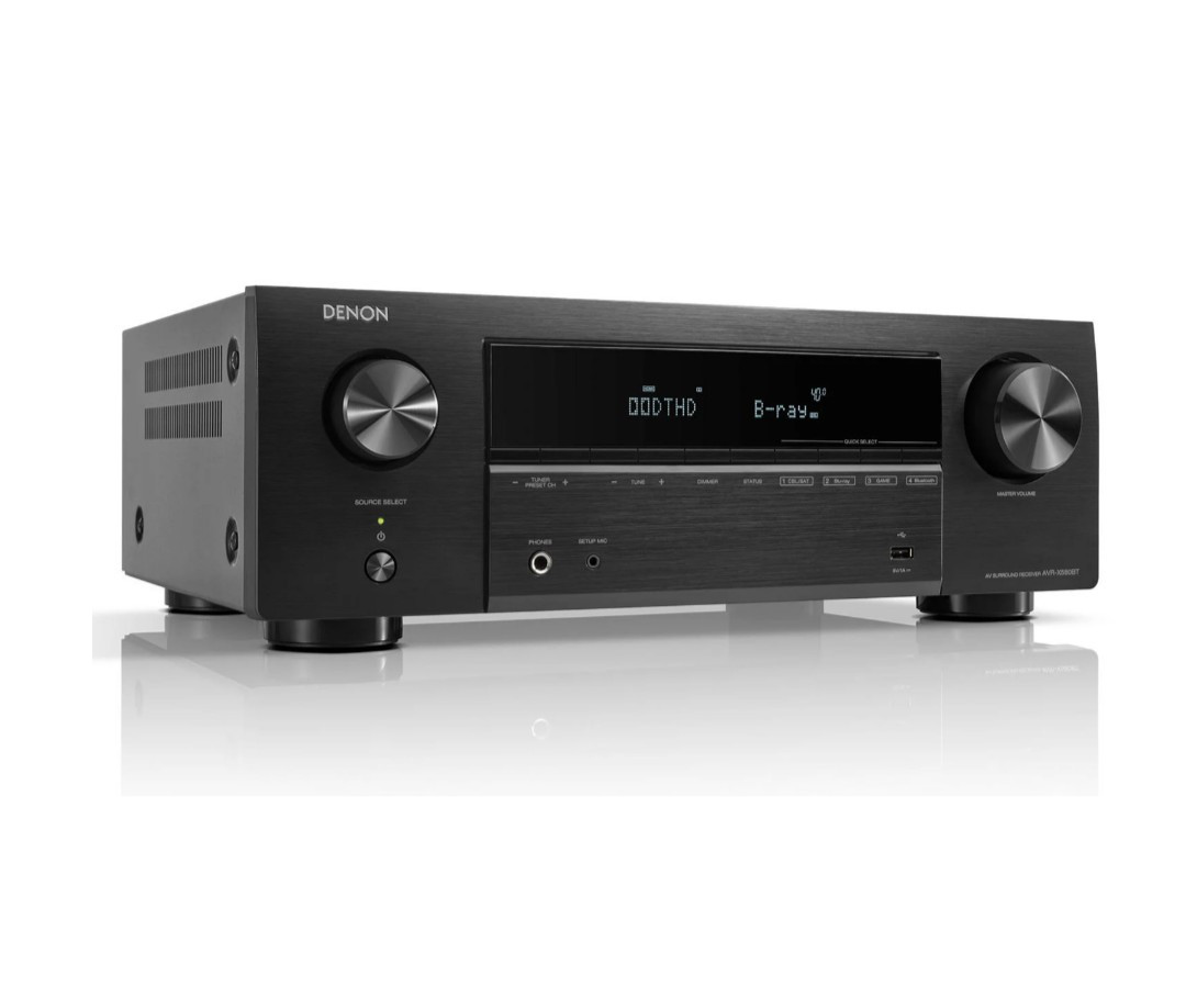 Denon AVR-X550BT - AV Receiver - 5.2 Channel - Black