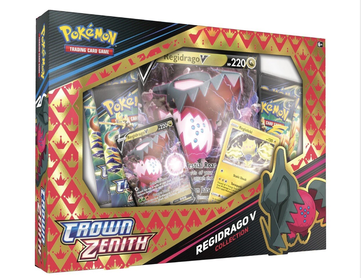 Pokemon - TCG - Crown Zenith Regidrago/Regieleki V Box