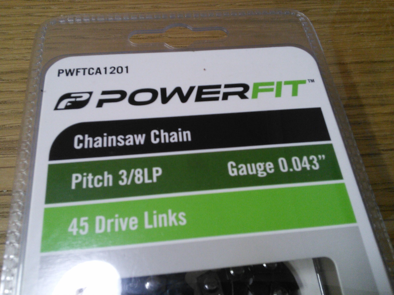 PowerFit 12" 0.043" Gauge 45DL Chainsaw Chain