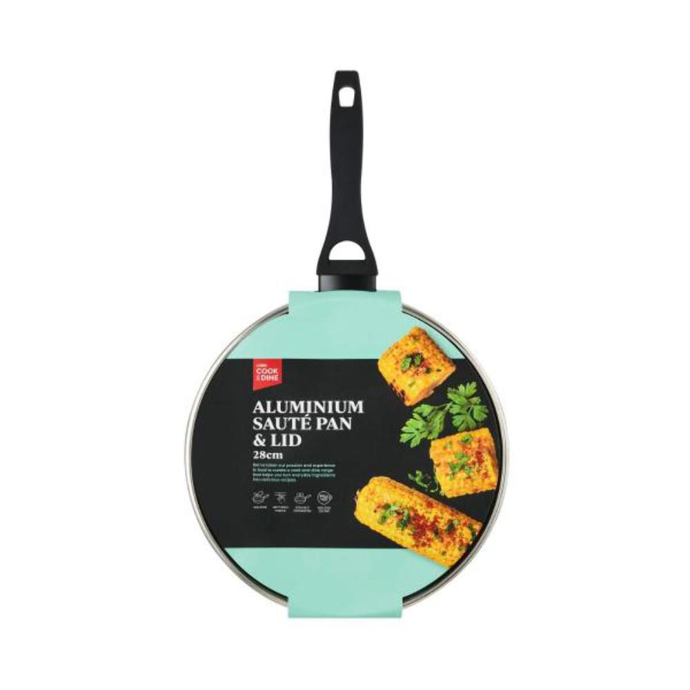 Cook & Dine Aluminium Saute Pan 28cm