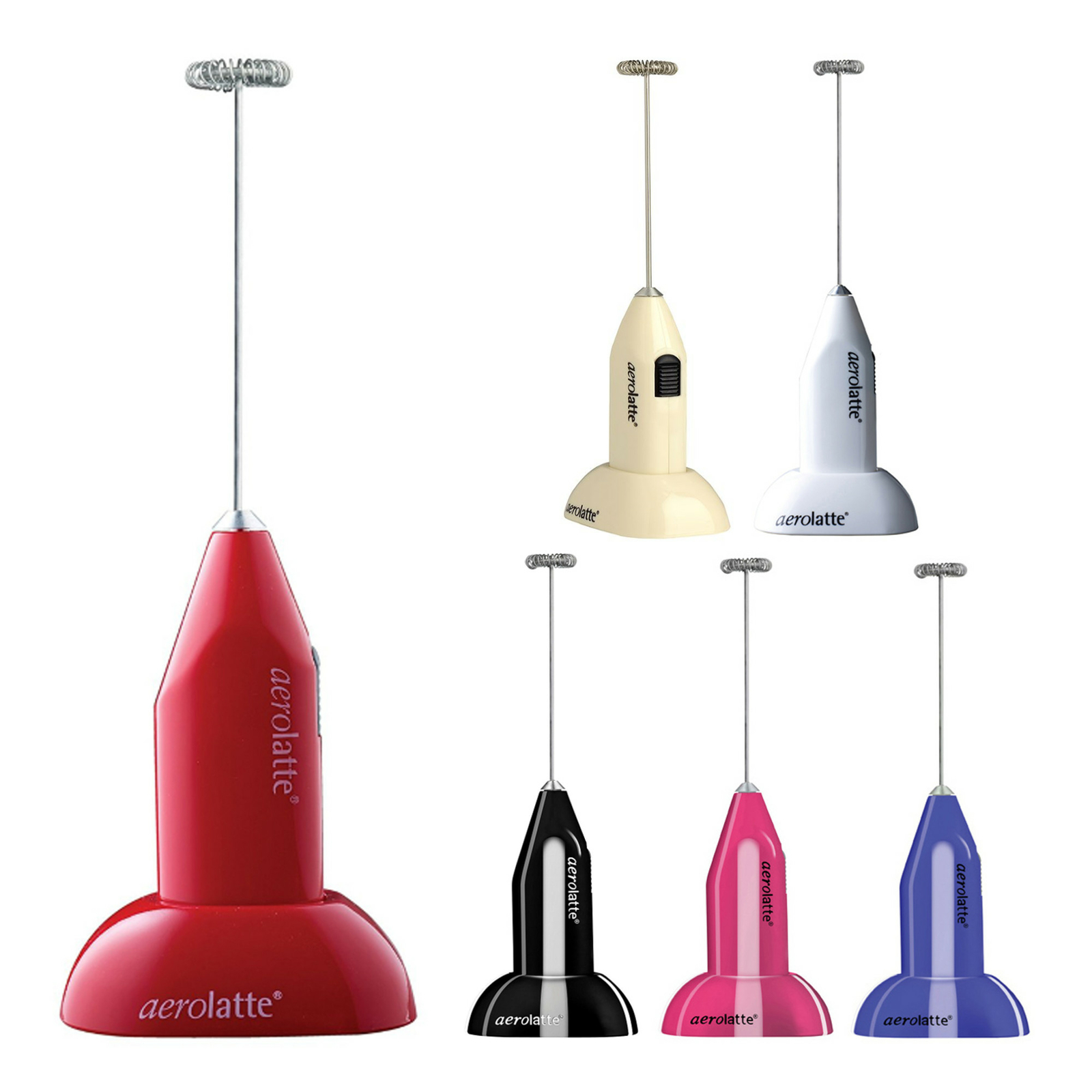 Aerolatte - Black Milk Frother with Stand