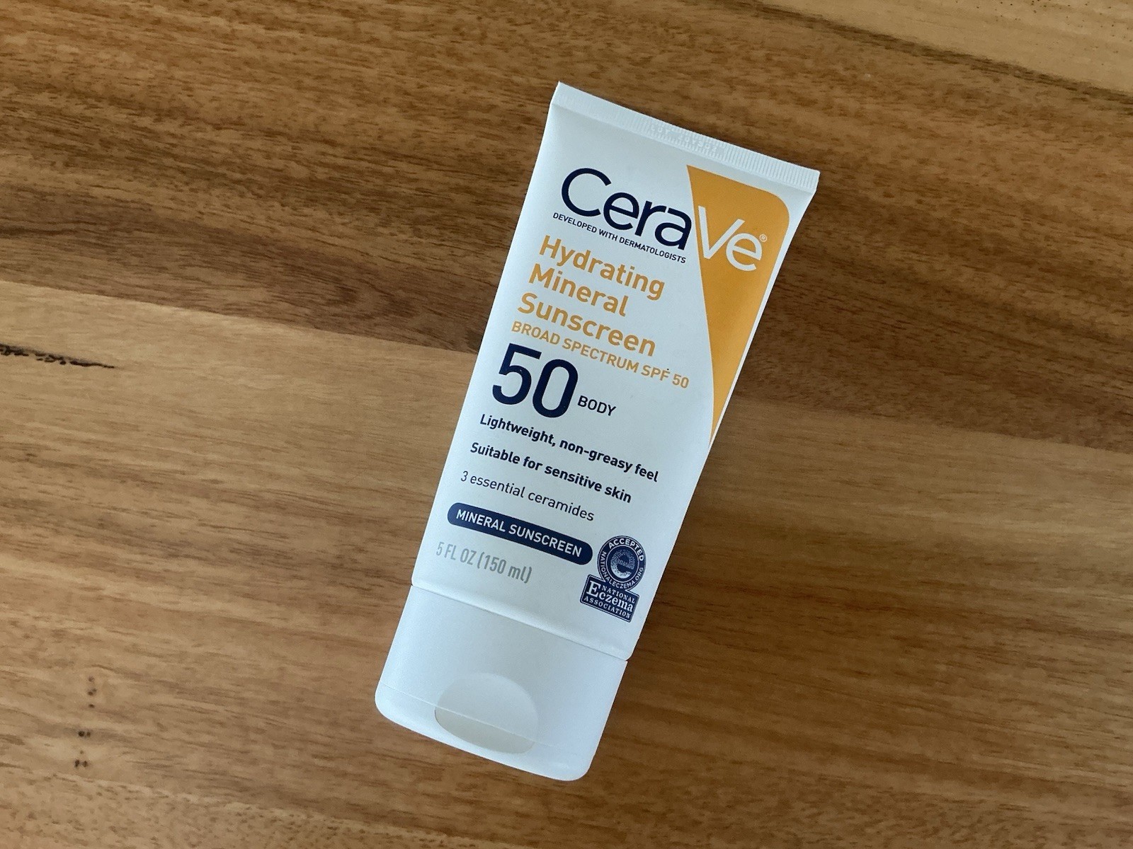 Cerave Mineral Body Sunscreen SPF 50 Hydrating with Zinc Oxide - 5.0 fl oz