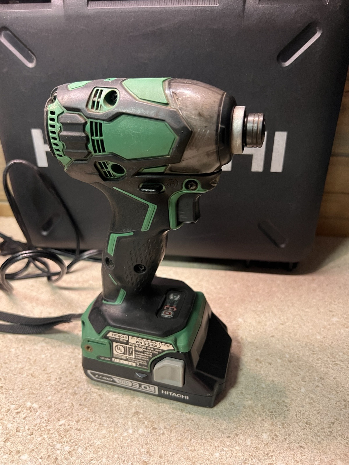 Hitachi - Brushless - 18V IP56 1/2" Impact Wrench - WR18DBDL2(H4) Bare