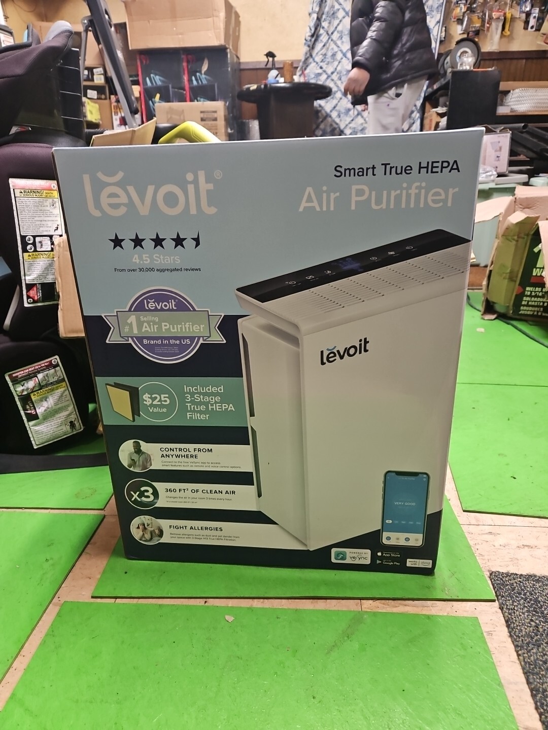 LEVOIT Smart True Hepa Air Purifier - White