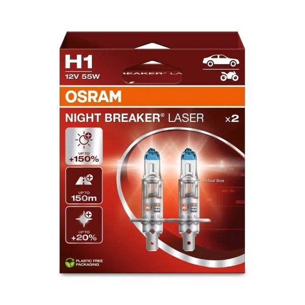 Car Bulb Osram Night Breaker Laser H7 12V 55W
