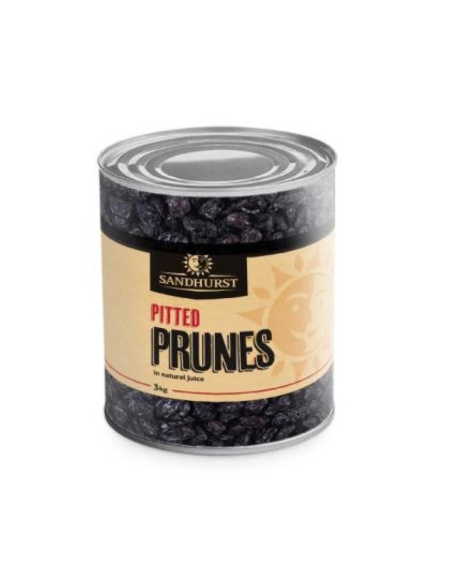 Sandhurst Prunes Pitted in Natural Juice 3 kg Can