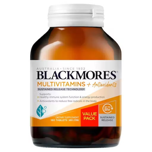 Multivitamins + Antioxidants Sustained Release 180 Tablets Blackmores