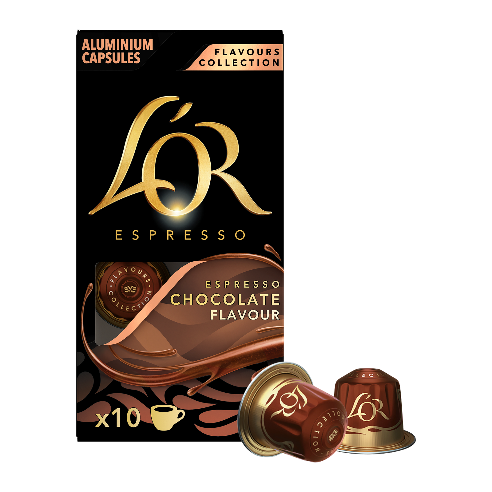 L'Or Espresso Chocolate Capsules 10 Pack